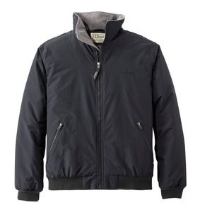L.L. bean Men's Warm-Up Jacket, Fleece Lined